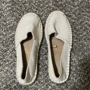 Maurices Cream Slip-On Espadrilles